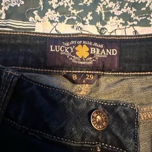 Ladies size 29/8 boot cut Lucky Brand jeans excellent condition 30 inch inseam